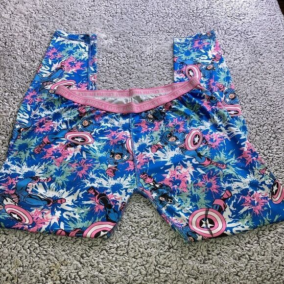 Marvel Pants - MARVEL M Captain America Unisex pull on cozy pants